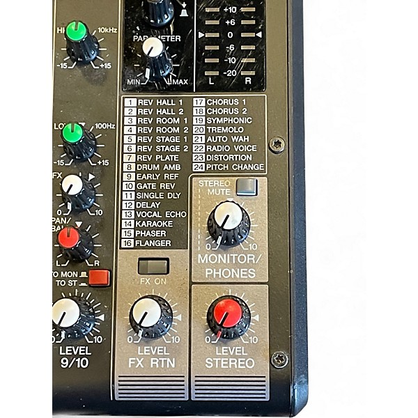 Used 2020s Yamaha MG10XU 10 Channel Mixer with Effects Unpowered Mixer