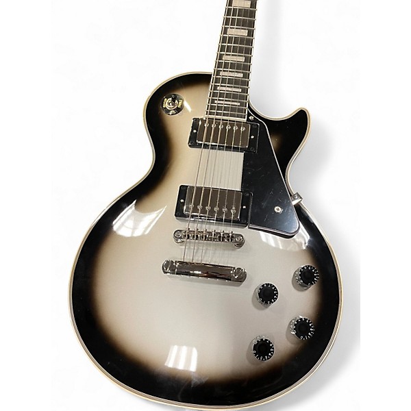 Used Epiphone Les Paul Custom Silverburst Solid Body Electric Guitar