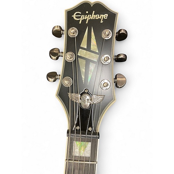 Used Epiphone Les Paul Custom OLIVE TIGER Solid Body Electric Guitar