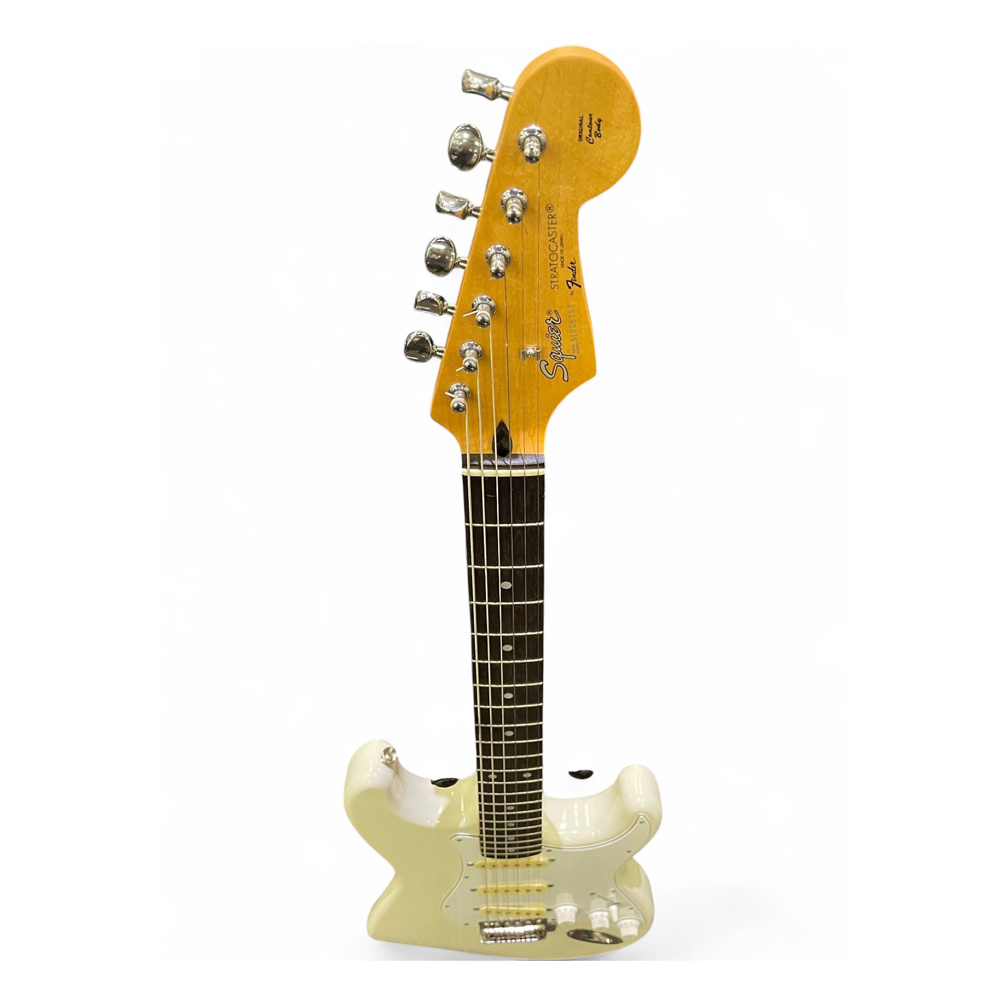 Used Squier WAYNE'S WORLD STRATOCASTER Olympic White Solid