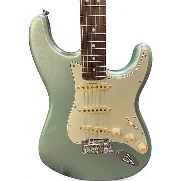 Used 2023 Fender American Professional II Stratocaster Mystic Surf Green Solid Body Electric Guitar