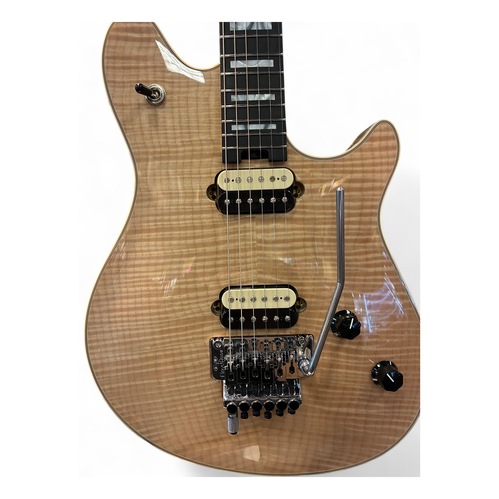 美品：EVH Wolfgang USA　ナチュラル Used 2023 EVH Wolfgang USA Flame Natural Solid Body Electric
