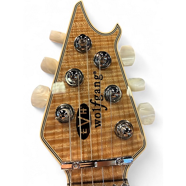 Used 2023 EVH Wolfgang USA Flame Natural Solid Body Electric