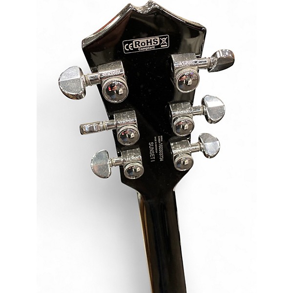 Used Cort SUNSET Black Hollow Body Electric Guitar