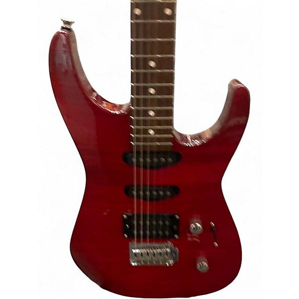 Used Jackson Dinky JS20 Trans Red Solid Body Electric Guitar
