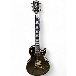 Vintage 2024 Gibson '68 Les Paul Custom Ebony Solid Body Electric Guitar