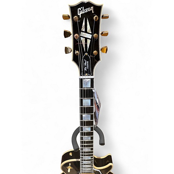 Vintage 2024 Gibson '68 Les Paul Custom Ebony Solid Body Electric Guitar