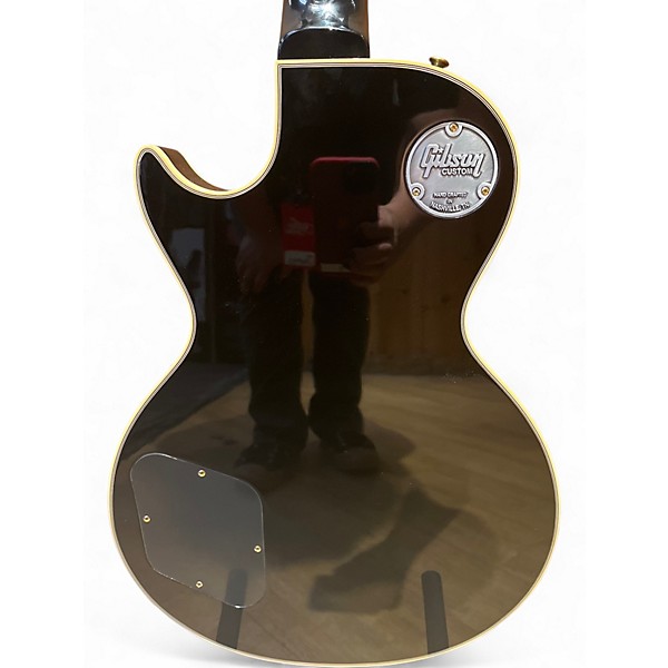 Vintage 2024 Gibson '68 Les Paul Custom Ebony Solid Body Electric Guitar