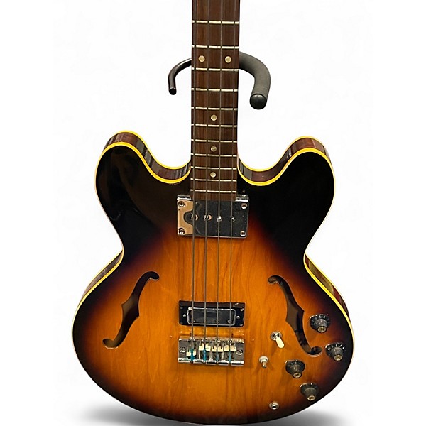 Vintage 1968 Gibson EB-2D 2 Color Sunburst Electric Bass