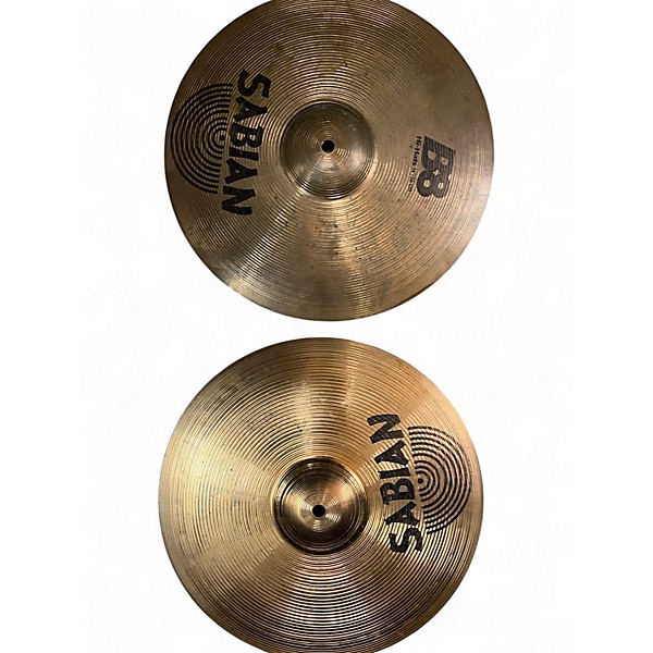 Used SABIAN 14in 14in Hi-Hat pair Cymbal