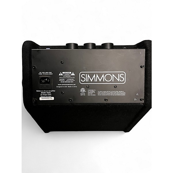 Used Simmons DA25 Drum Amplifier