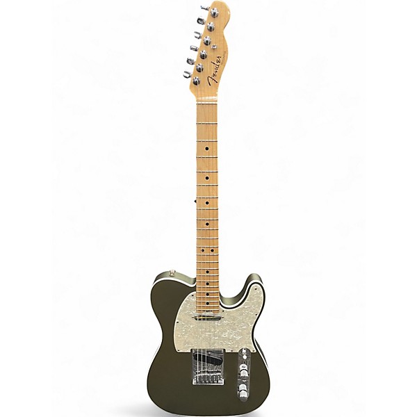 Used 2016 Fender American Elite Telecaster Shoreline Gold Solid Body Electric Guitar