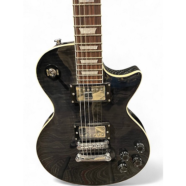 Used Firefly CLASSIC LP STYLE CHARCOAL FLAME  Solid Body Electric Guitar