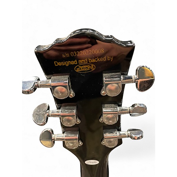 Used Firefly CLASSIC LP STYLE CHARCOAL FLAME  Solid Body Electric Guitar