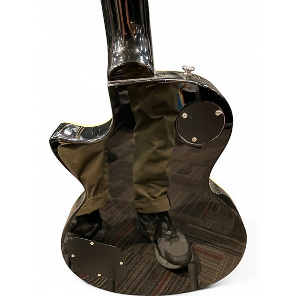 Used Firefly CLASSIC LP STYLE CHARCOAL FLAME  Solid Body Electric Guitar