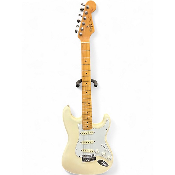Used Squier Standard Stratocaster Arctic White Solid Body
