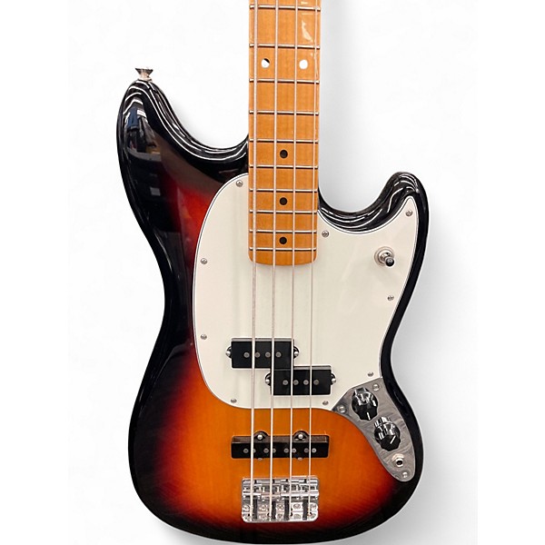 Used 2023 Fender MUSTANG BASS AMERICAN 3 Color Sunburst Electric Bass Guitar