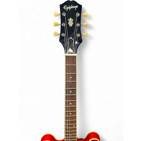 Used Epiphone ES355 Candy Apple Red Hollow Body Electric Guitar