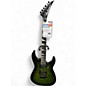 Used Jackson JS Series Dinky JS20 DKQ 2PT Transparent Green Solid Body Electric Guitar thumbnail