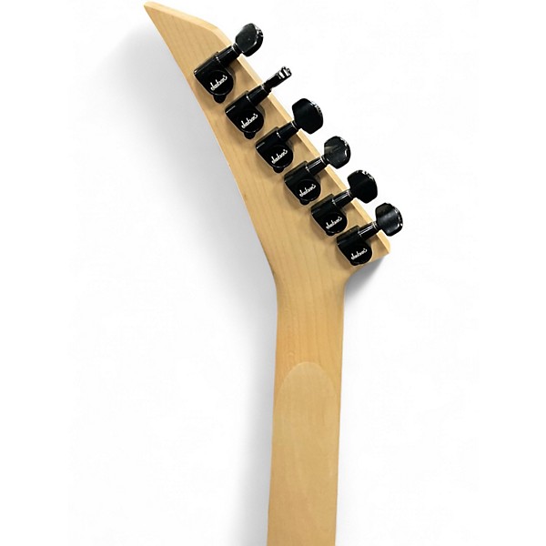 Used Jackson JS Series Dinky JS20 DKQ 2PT Transparent Green Solid Body Electric Guitar