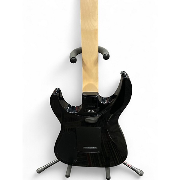 Used Jackson JS Series Dinky JS20 DKQ 2PT Transparent Green Solid Body Electric Guitar