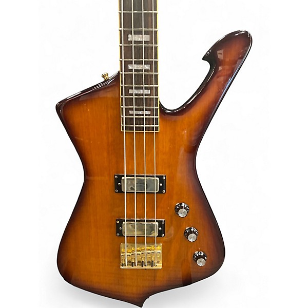 Used Ibanez ICB200 3 Tone Sunburst Electric Bass Guitar