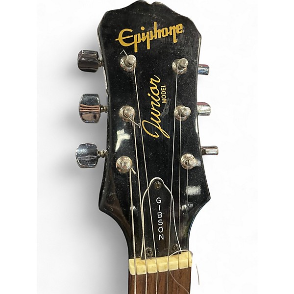 Used Epiphone Les Paul Junior Black Solid Body Electric