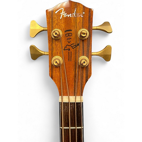 Used 2008 Fender Victor Bailey VB Natural Acoustic Bass Guitar