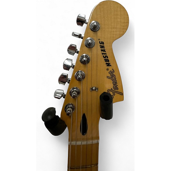 Used Fender Mustang Amber Solid Body Electric Guitar