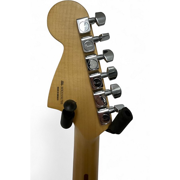 Used Fender Mustang Amber Solid Body Electric Guitar