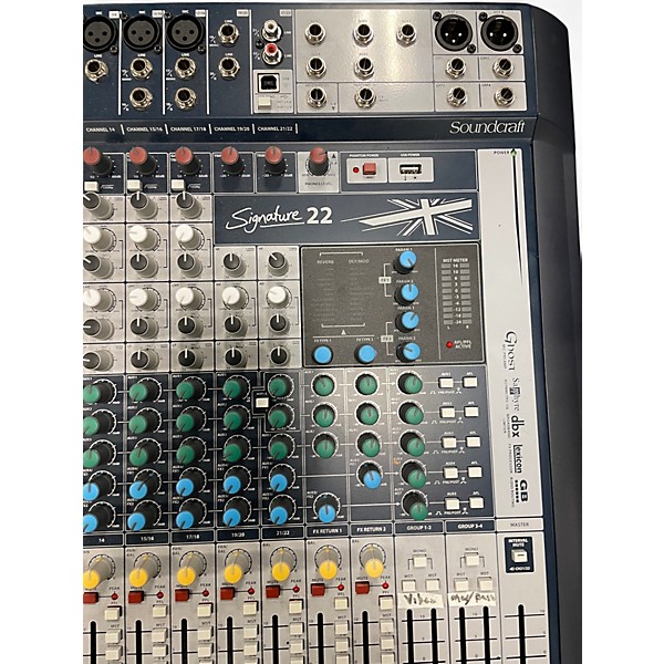 Used Soundcraft signature 22 Unpowered Mixer