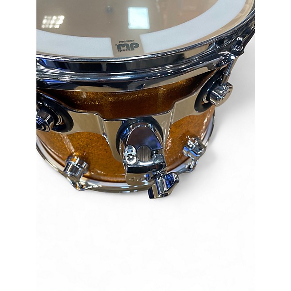 Used DW 13in Performance Series Mounted Tom Gold Sparkle Drum