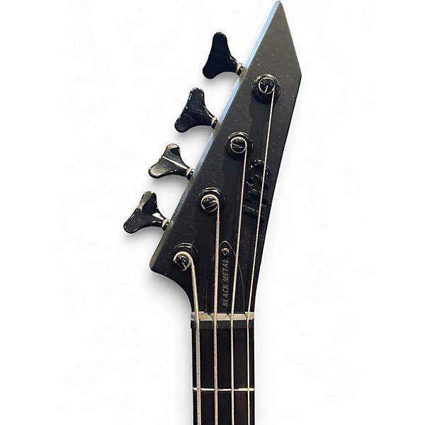Used ESP LTD BLACK METAL M4 BLACK Electric Bass Guitar