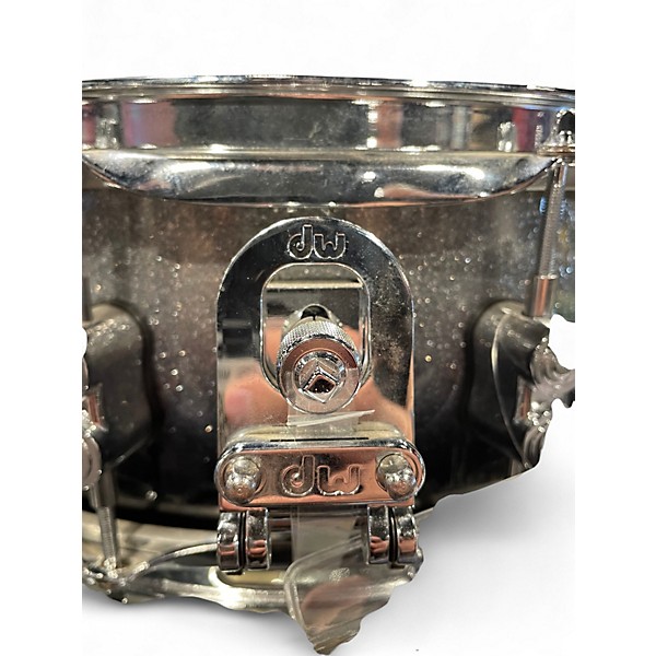 Used PDP by DW 5X14 Concept Series Snare Black with Silver Pinstripes Drum