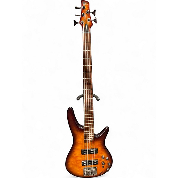 Used Ibanez SDGR Caramel Burst Electric Bass Guitar
