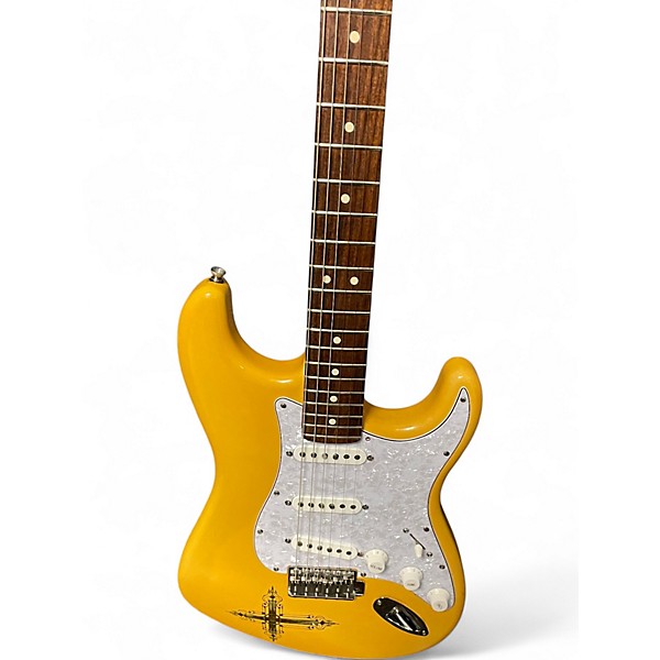 Used Fender VG Stratocaster Desert Sun Yellow Solid Body Electric Guitar