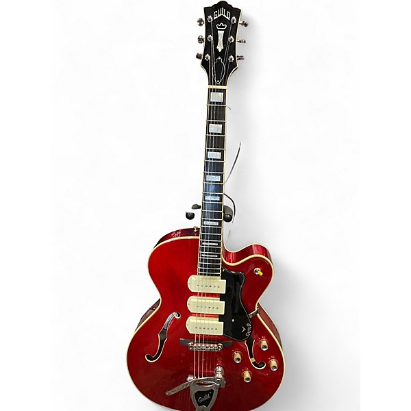 Used Guild X350 SCARLET ROAD Hollow Body Electric Guitar
