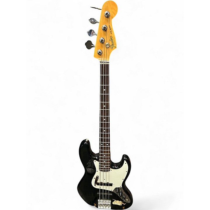 Used Fender MIJ JAZZ BASS Black Electric Bass Guitar Black