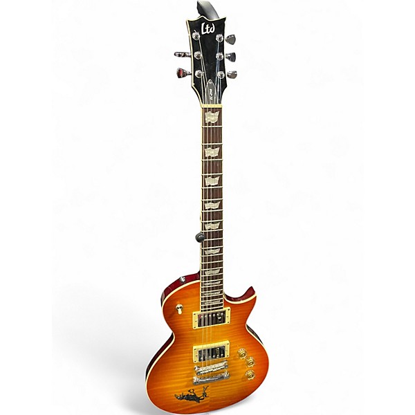 Used ESP LTD EC256FM Sunburst Solid Body Electric Guitar