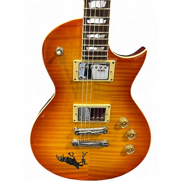 Used ESP LTD EC256FM Sunburst Solid Body Electric Guitar