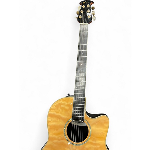 Used Ovation GC24 Celebrity Natural Acoustic Electric Guitar