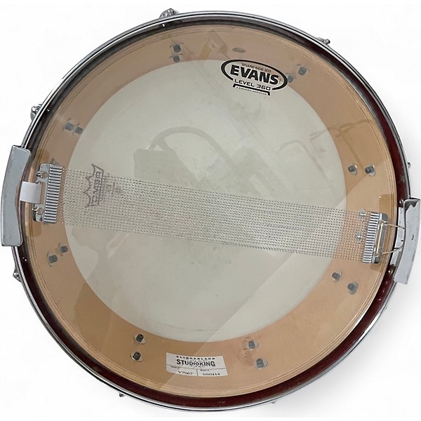 Used Slingerland 14X4 STUDIO KING RED Drum