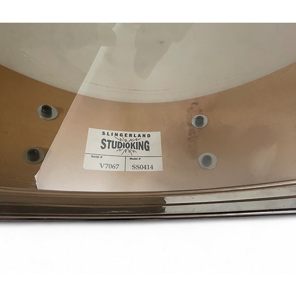 Used Slingerland 14X4 STUDIO KING RED Drum