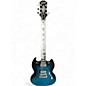 Used Epiphone SG Prophecy Custom GX Blue Burst Solid Body Electric Guitar thumbnail