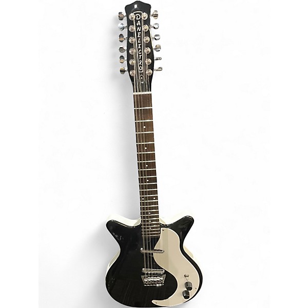 Used Danelectro 12SDC 12-String Black Solid Body Electric