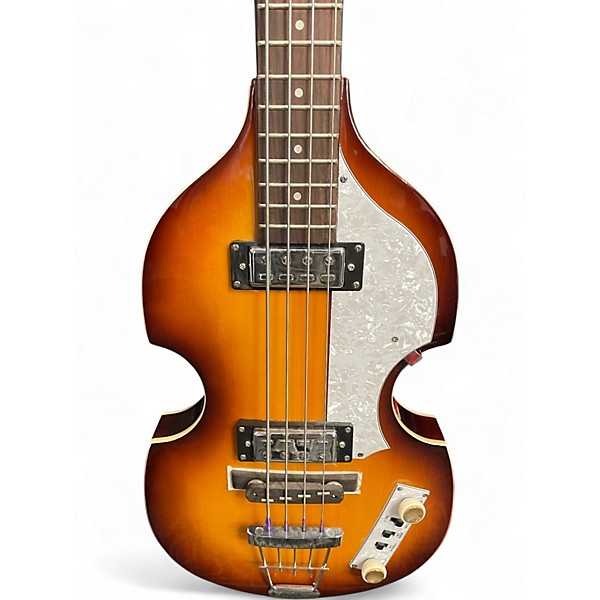 Used Hofner B-Bass HI-Series 2 Tone Sunburst Electric Bass