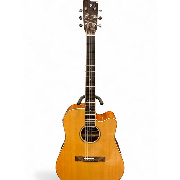 Used Stagg SA45 Natural Acoustic Electric Guitar