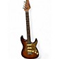 Used Eart Strat Style Brown Sunburst Solid Body Electric Guitar thumbnail