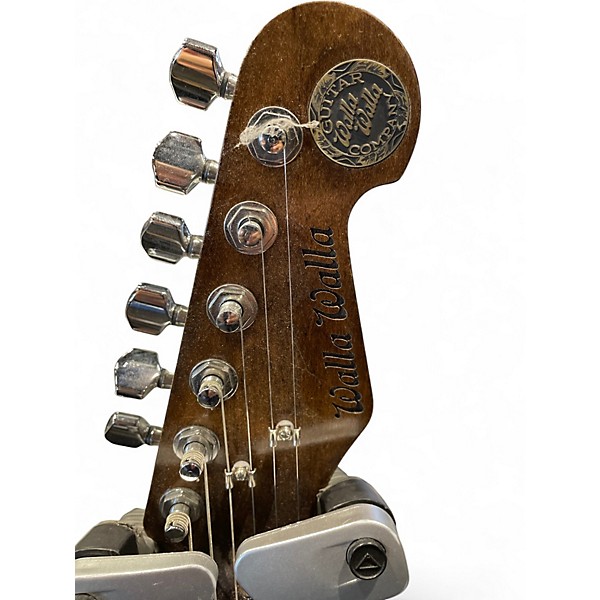 Used 2016 Walla Walla T-Top Vintage Wood Harper Walnut Hollow Body Electric Guitar