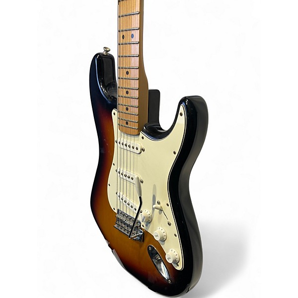 Used 2010s Fender Standard Stratocaster 2 Color Sunburst Solid Body Electric Guitar